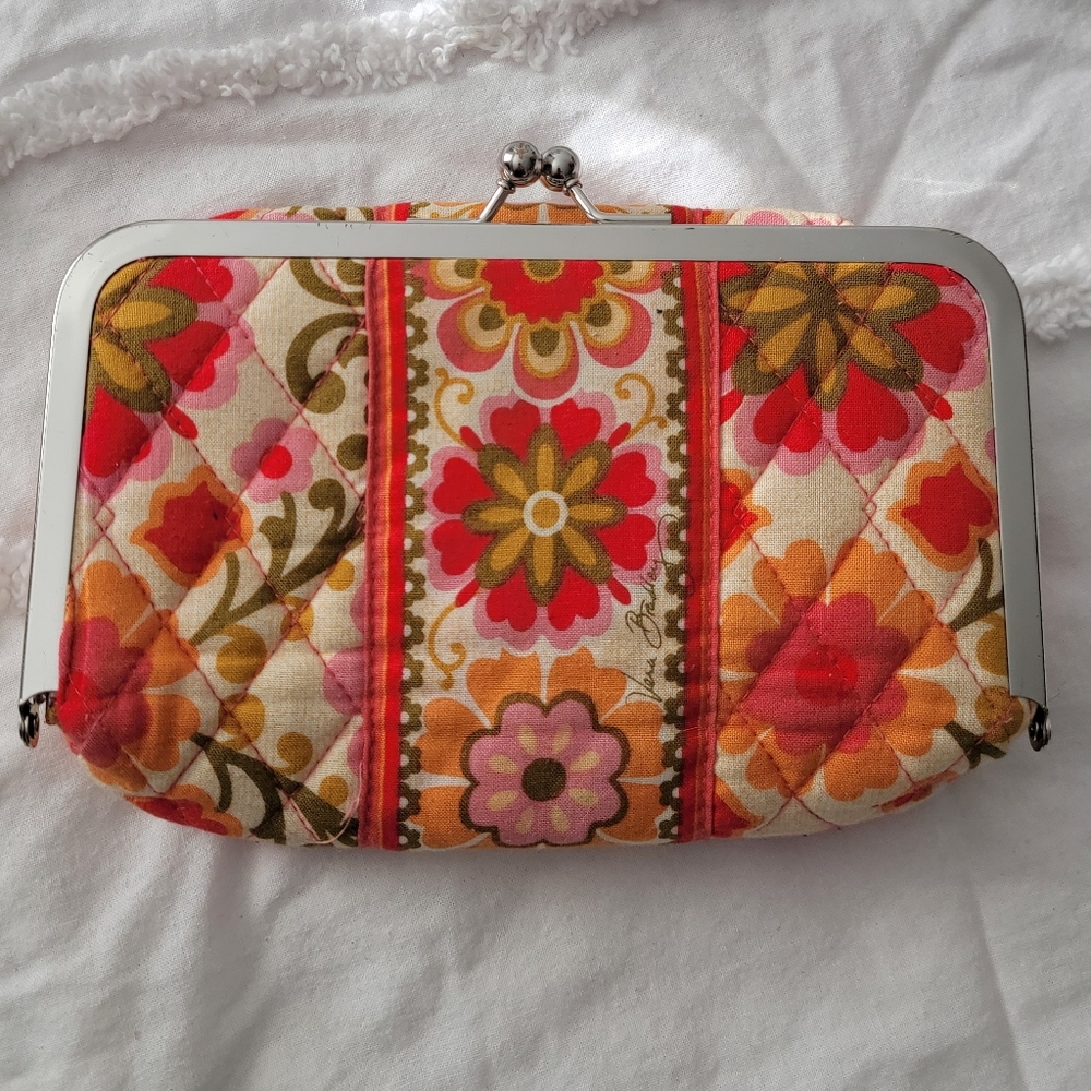 VERA BRADLEY FOLKLORIC SNAP CHANGE PURSE